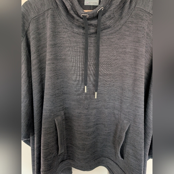 Athleta Techie Sweat Blissful Hoodie Poncho 721575 Women's Size Small Comfy - Picture 4 of 8